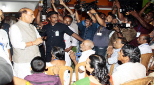 Rajnath ji brief to media in Kerala