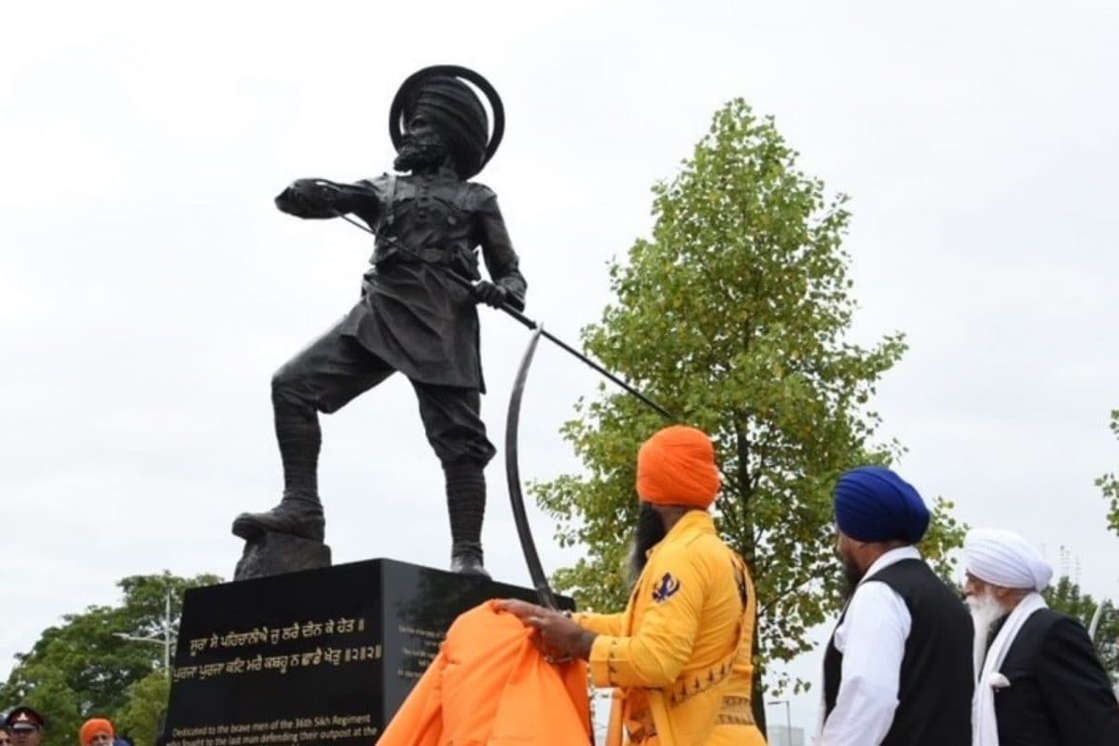 Saragarhi - Bronze statue of Havilder Ishar Singh was unveiled at ...