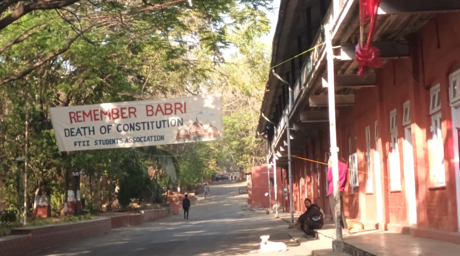 Pune - Leftist Students In FTII Puts ‘Remember Babri’ Posters A Day ...